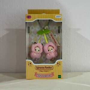 Sylvanian Families Cutie Cherry Twin Baby Keychain LIMITED Calico Critters